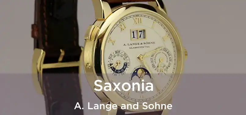  Saxonia A. Lange and Sohne